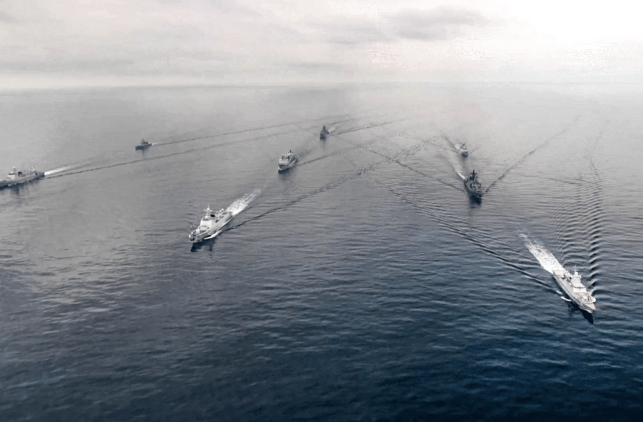 Marine russe flotte caspienne Ocean-2024