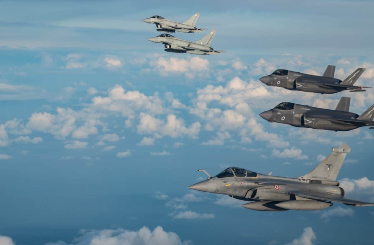 Rafale F-35 et Typhoon Royal Air Force et Armée de l'air