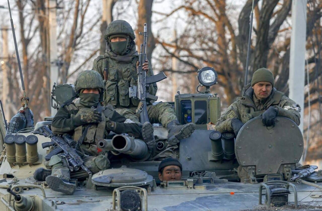 Russian troops