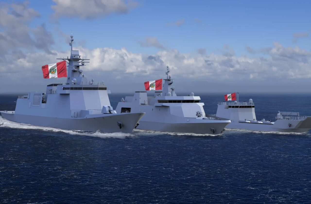 Marine péruvienne hyundai flotte surface