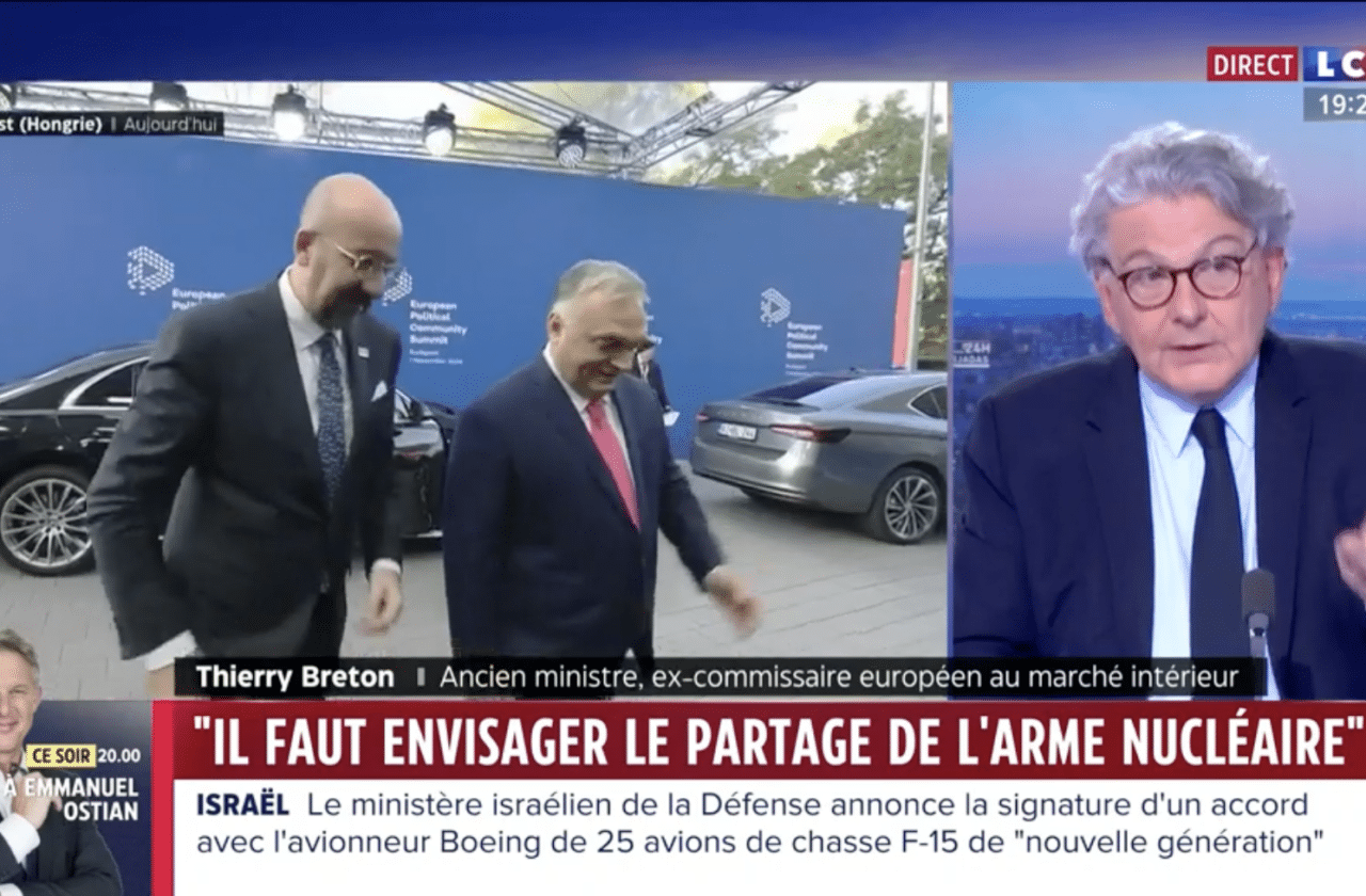Thierry breton lci partage de la dissuasion