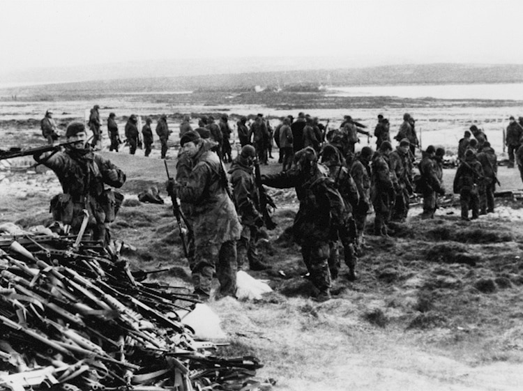 Reddition Argentine port Stanley 1982