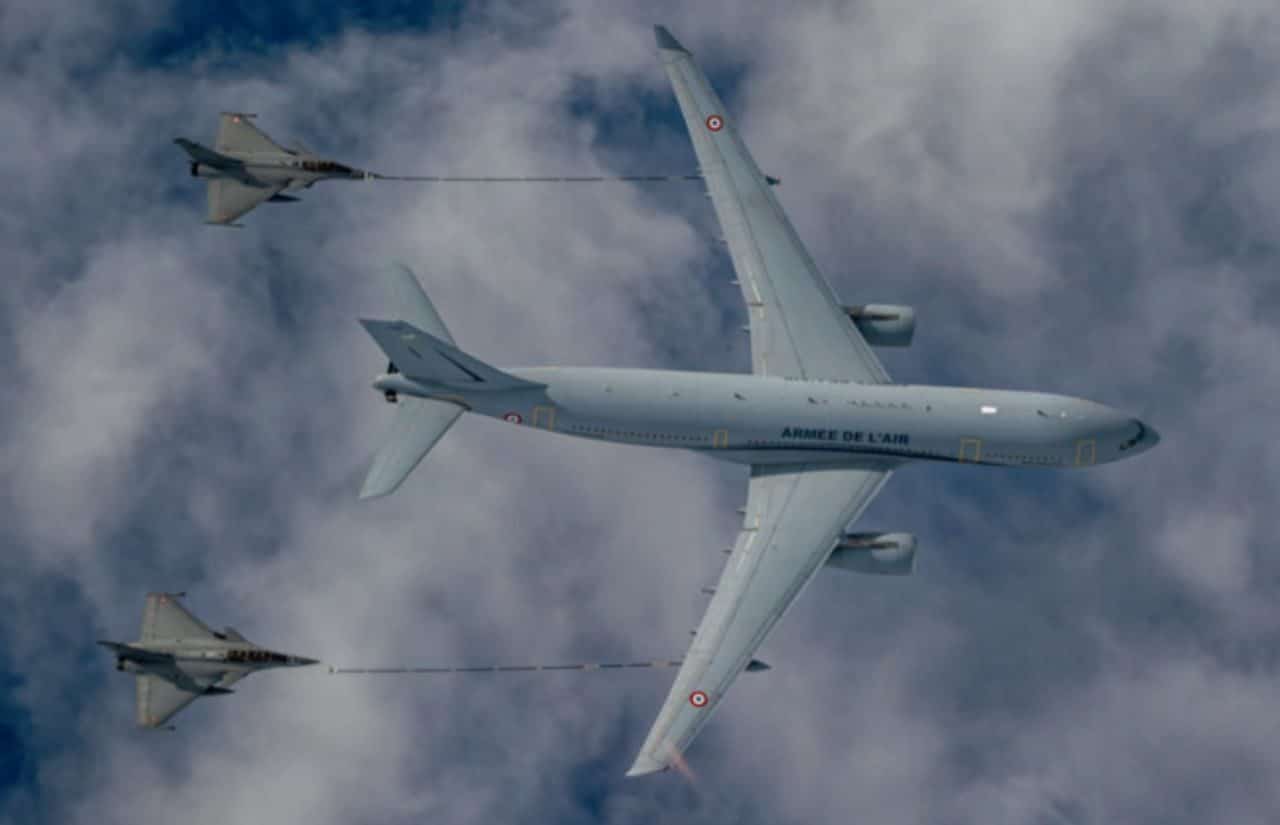 A330 MRTT Rafale ravitaillement