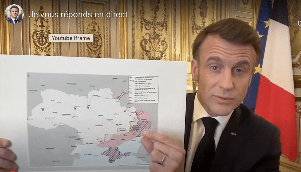 Solutions de financement effort de défense français - Emmanuel Macron questions internet defense ukraine
