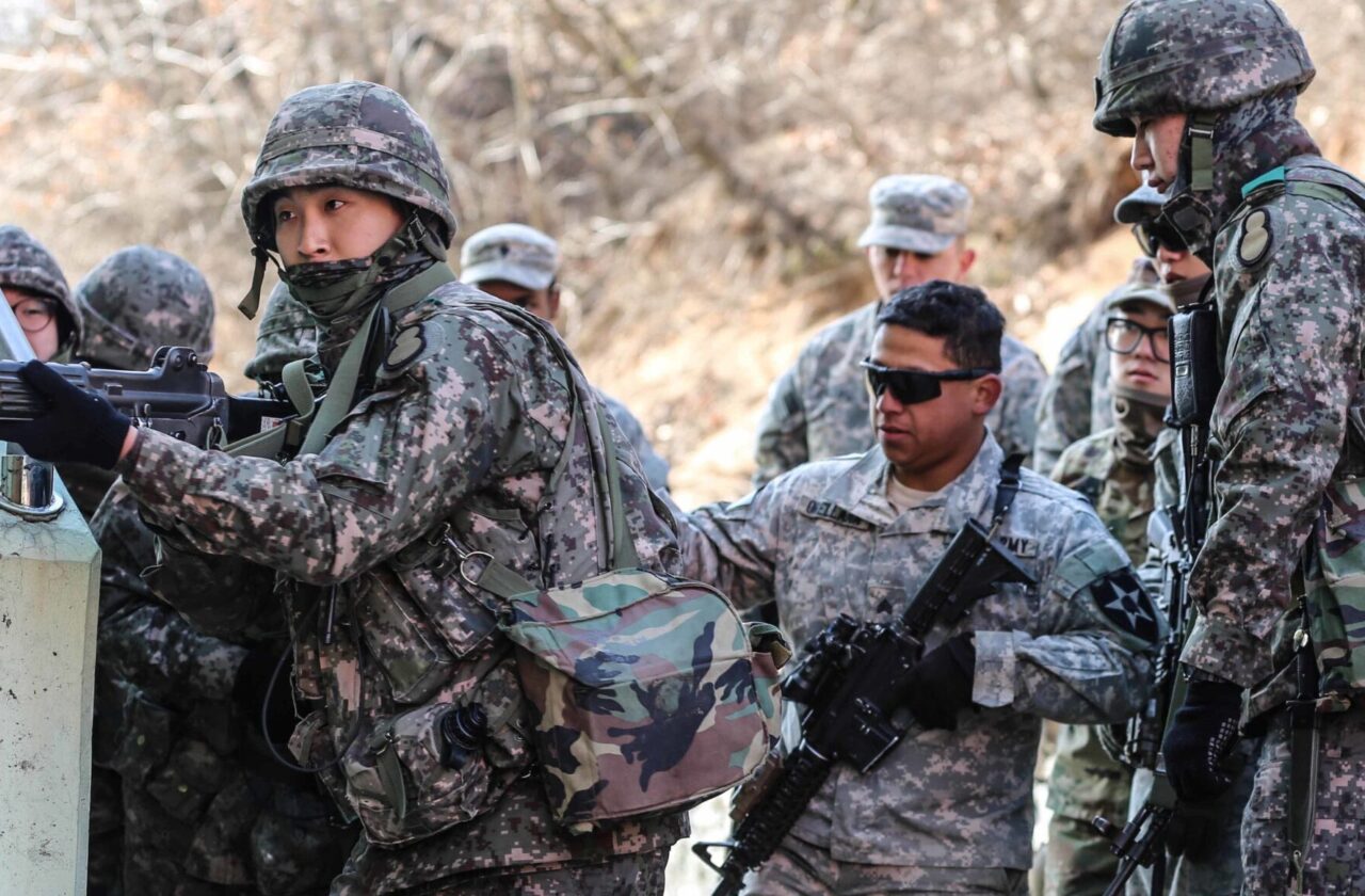 Corée du sud et troupes américaines