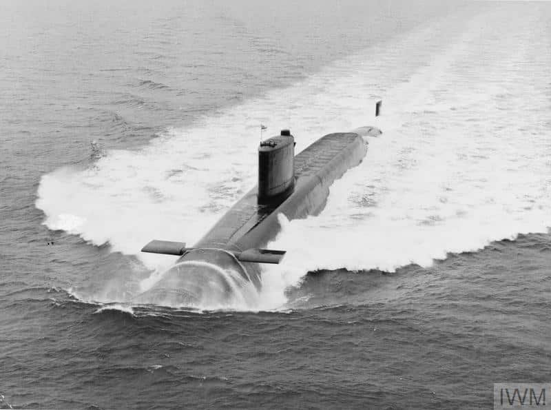 SSBN HMS Resolution Royal Navy