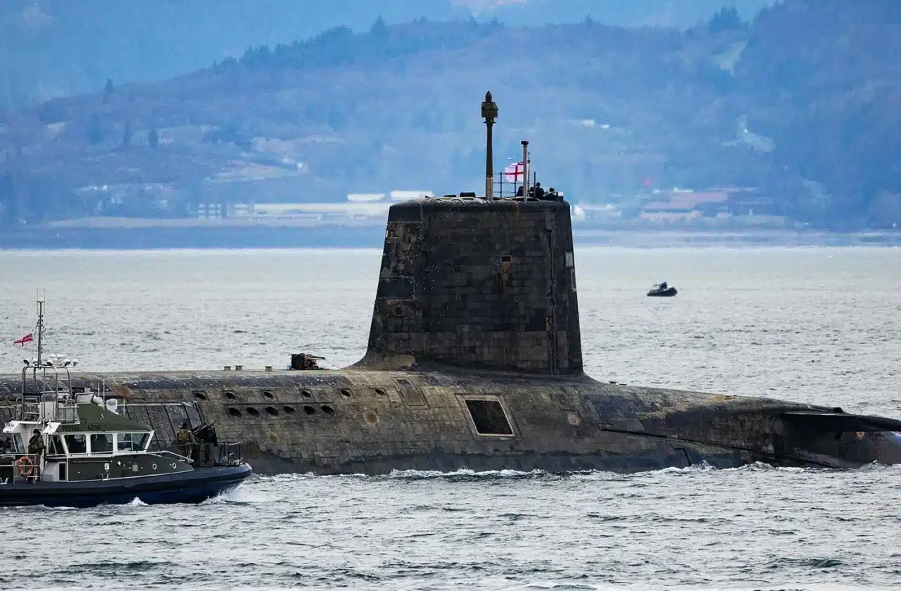 Dissuasion britannique Vanguard retour patrouille