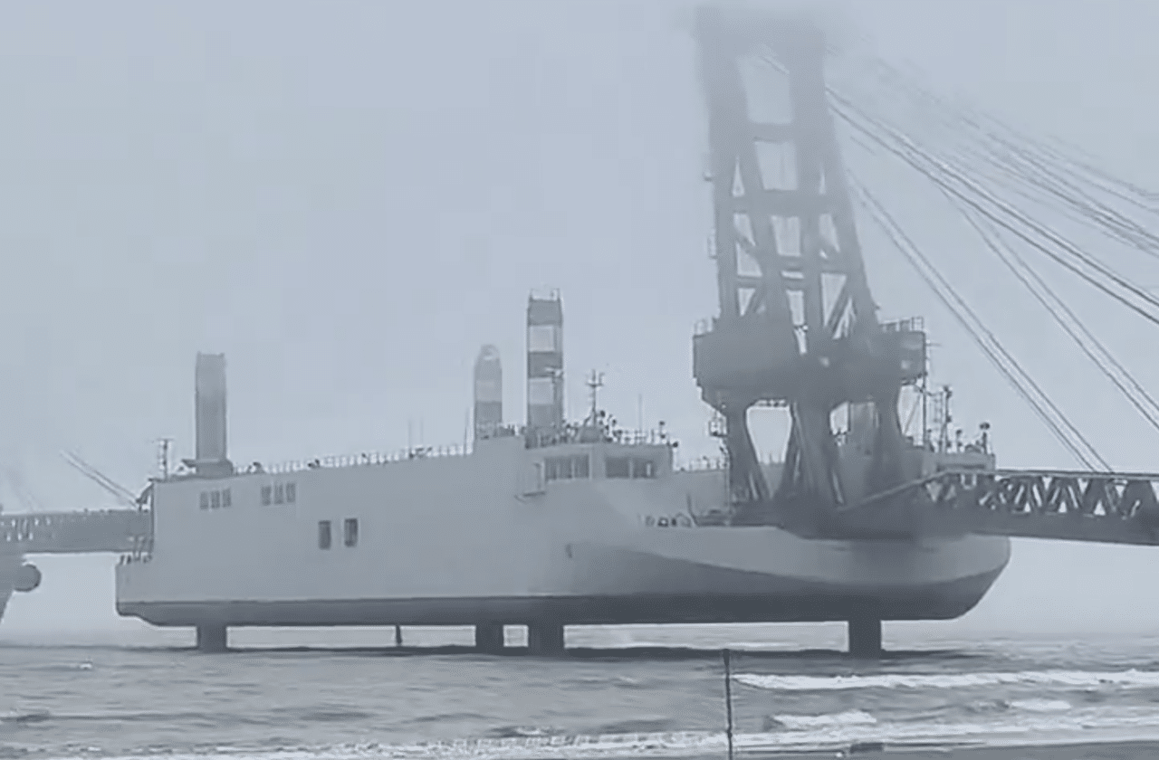 ponton barge chinoise