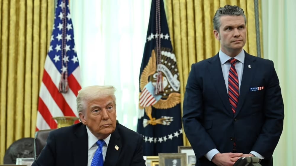 Pete Hegseth Donlad Trump