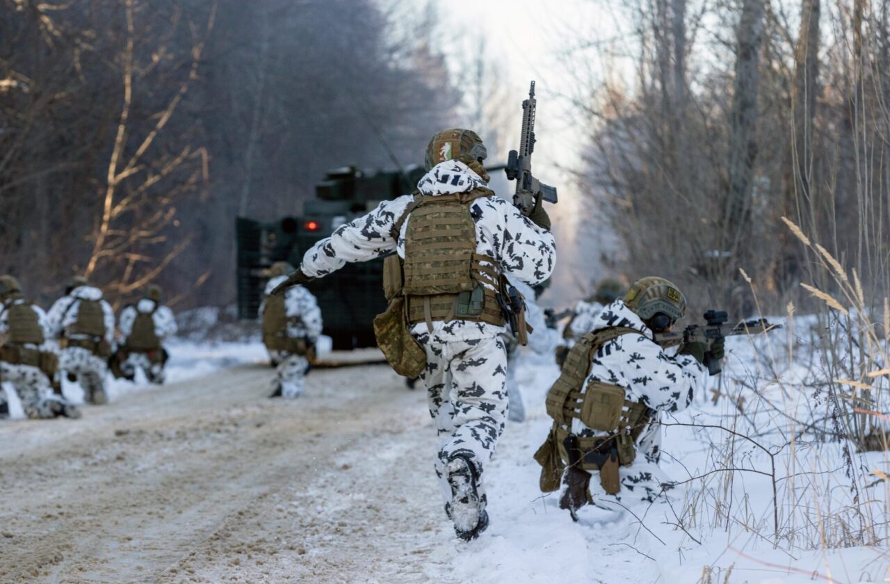 combat d'infanterie ukraine