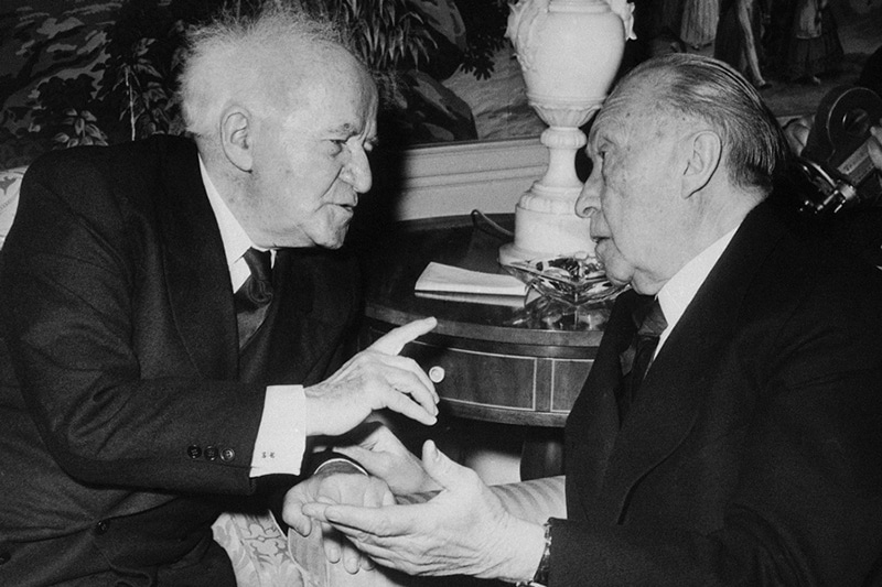 rencontre Ben Gourion Konrad Adenauer 1960