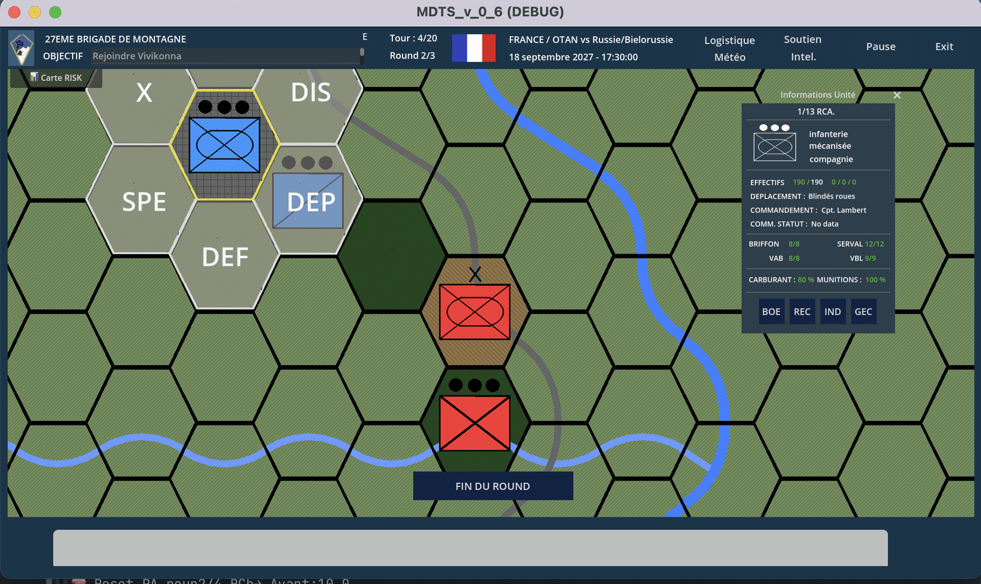 Capture écran MDTS V 0.7.3