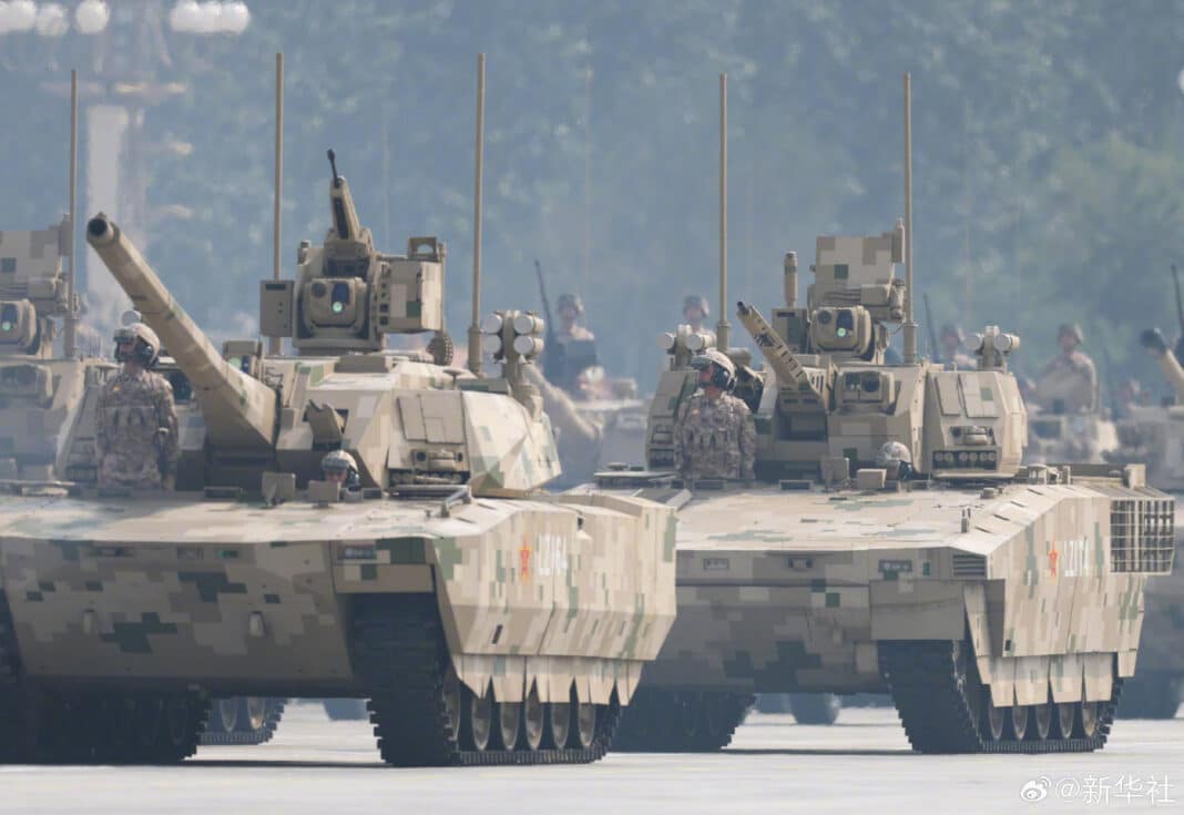 Type 100 parade 3 septembre 2025