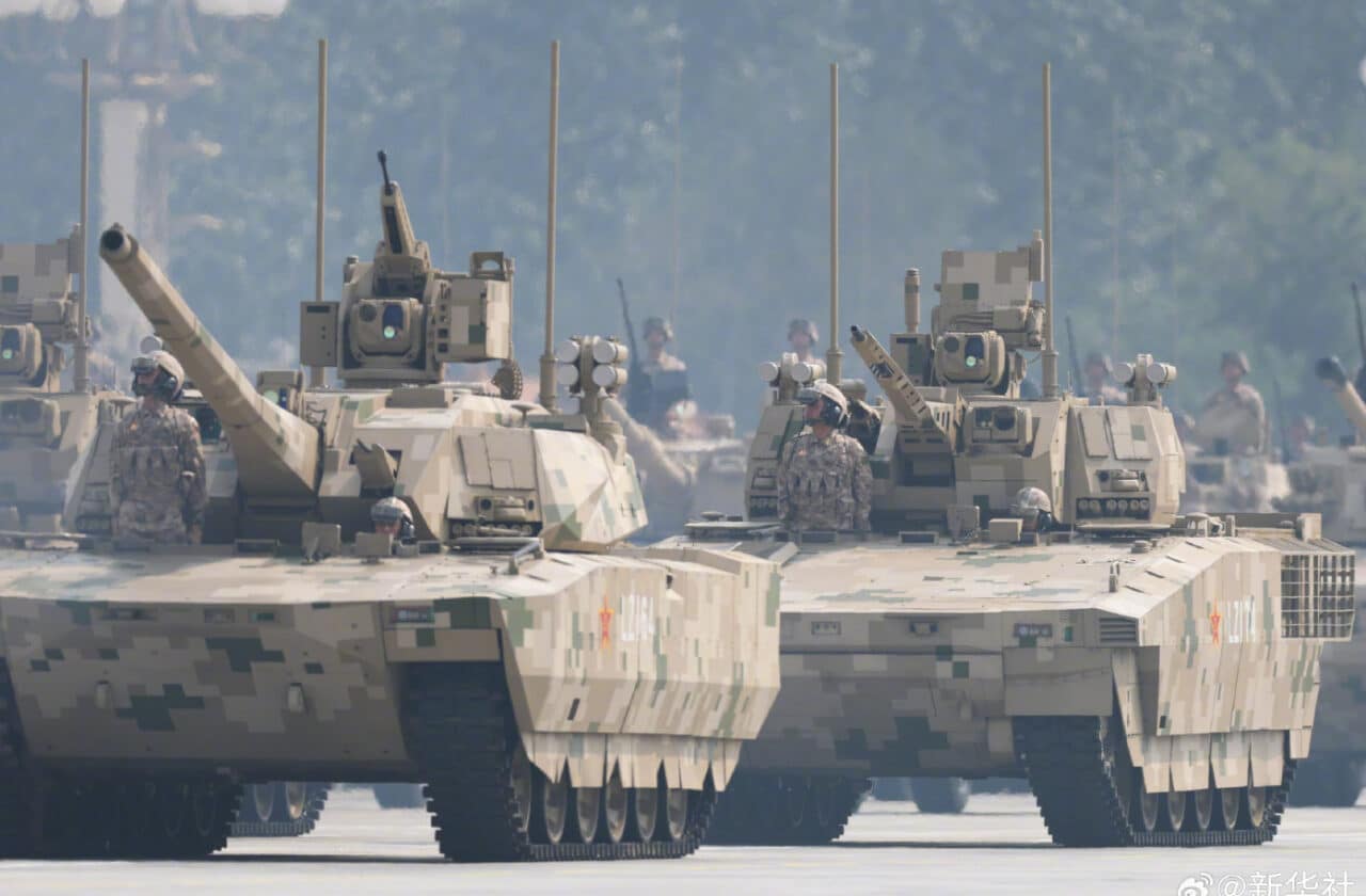 Type 100 parade 3 septembre 2025