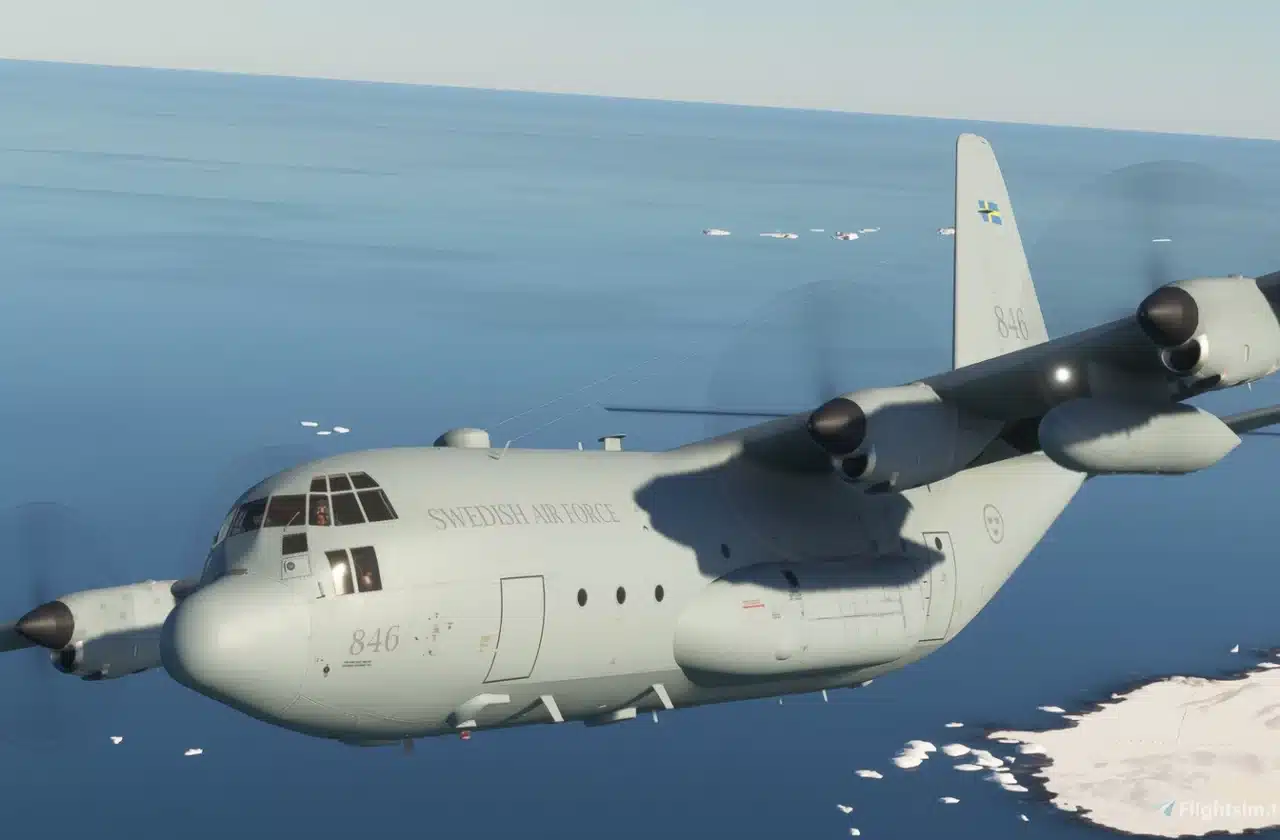 C-130 forces aériennes suédoises