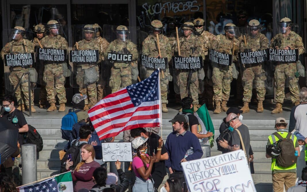 garde nationale californie déployée par D. Trump à Los Angeles