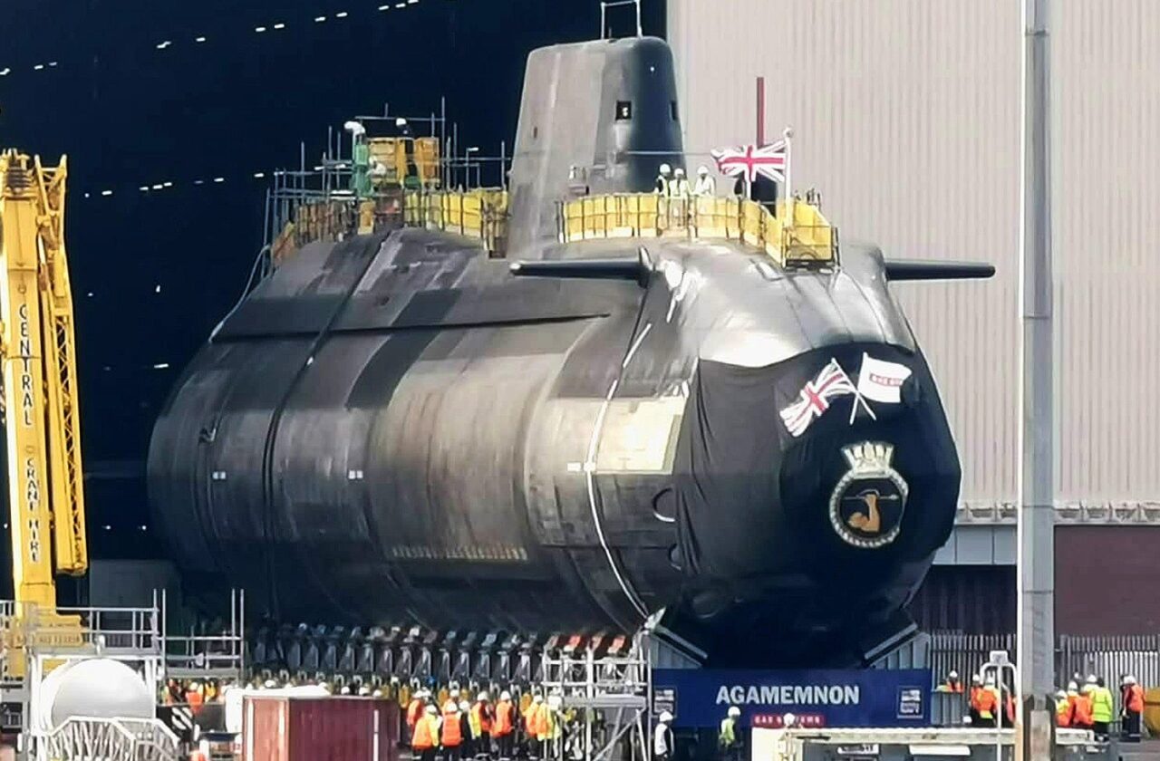 hms agamemnon lancement