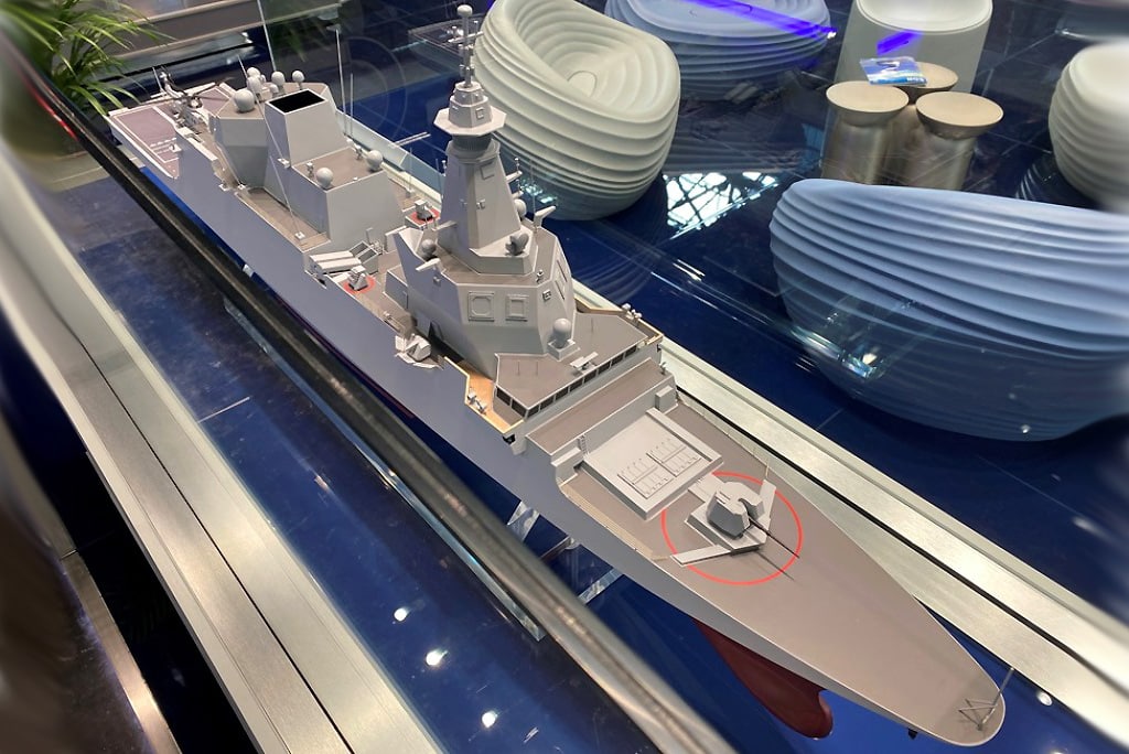 Fincanteiri FREMM Evo maquette