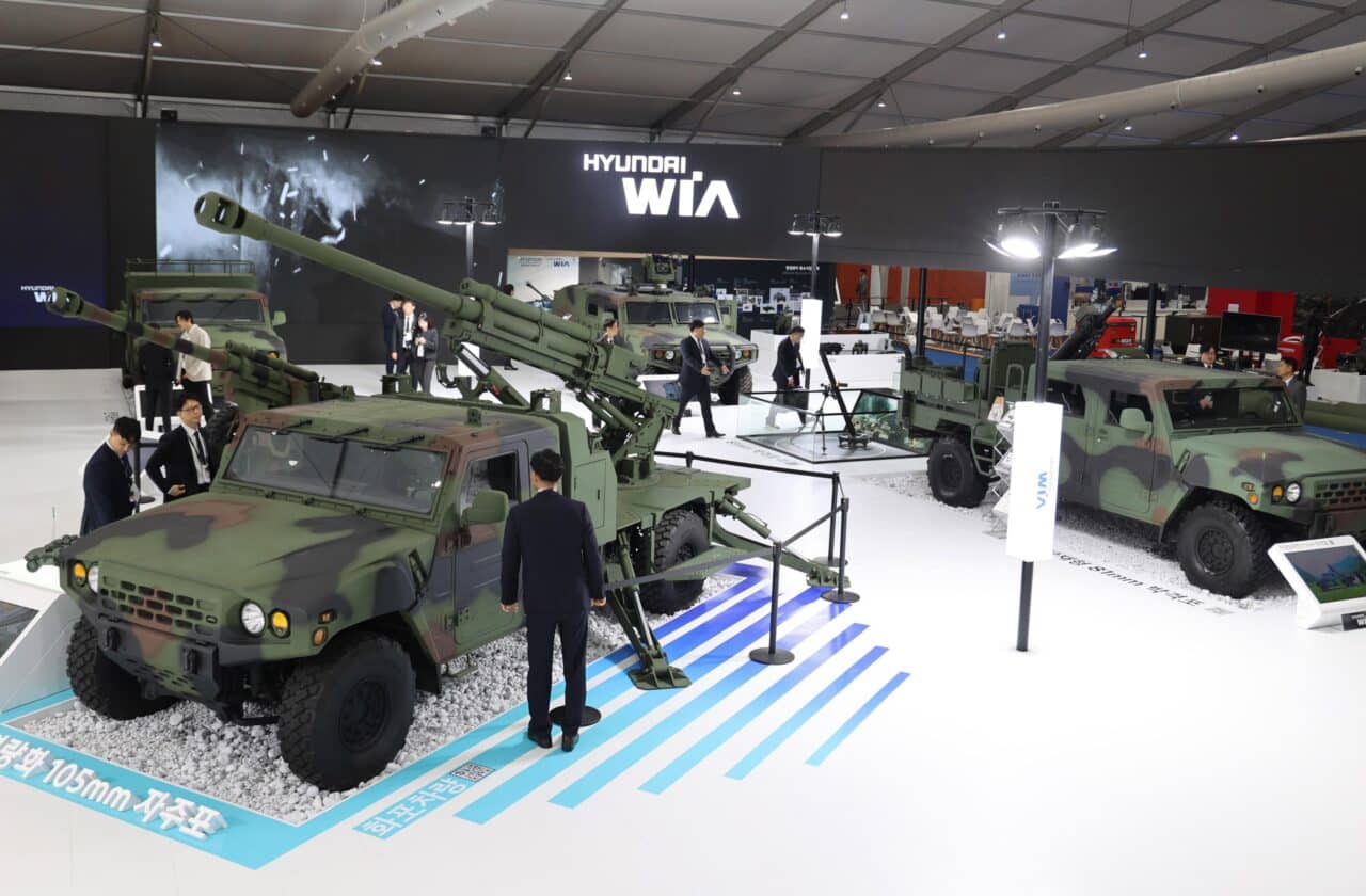 Hyundai WAI 105 mm obusier motorisé 105 mm