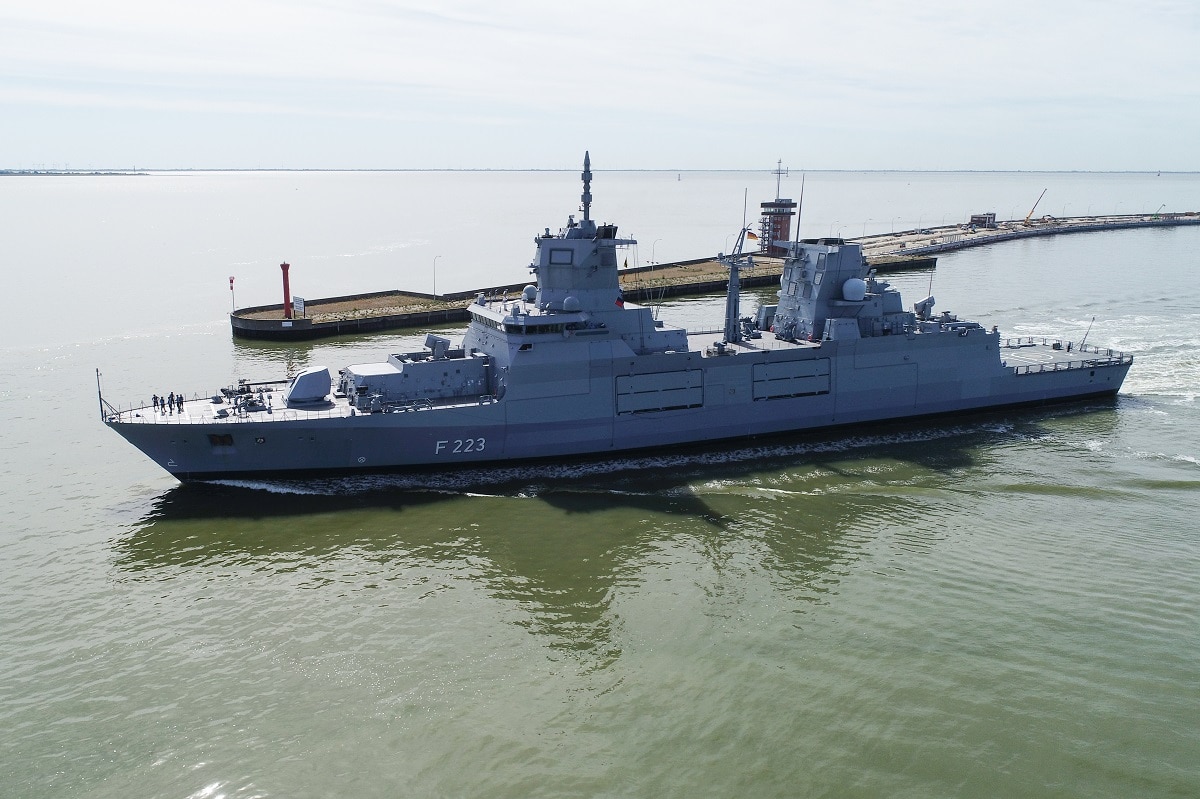 De Iris-T SLM zal een cruciaal zwak punt van de Duitse fregatten van de F125 Baden-Württemberg-klass